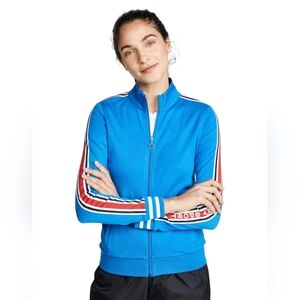 Tory Burch Sport Side Stripe Track Jacket, Size SP